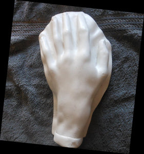 Includes shipping / Chopin life mask Head and hand death cast