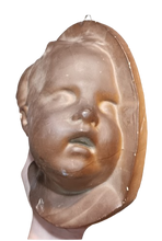 画像をギャラリービューアに読み込む, Antique Baby Cherub Angel Baby Life Mask / Life Cast