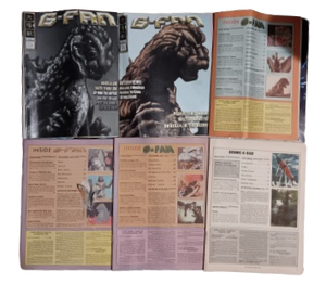 6 G-Fan Godzilla Magazines