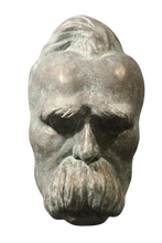 Cargar imagen en el visor de la galería, Death Mask Friedrich Nietzsche German Philosopher Philosophy 19th Century RARE Life mask / life cast