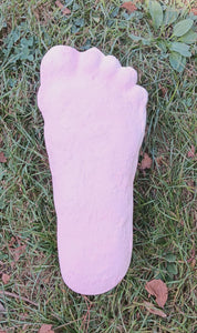 1967 PINK Bigfoot Patterson "Patty" track footprint cast