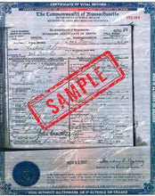 Load image into Gallery viewer, Death Certificate and Photo Lizzie Borden Took an axe