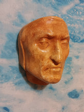 Load image into Gallery viewer, Death Mask of Dante Alighieri Bust Statue Italian Divine Comedy The Inferno Poet