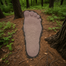 Load image into Gallery viewer, 1 Bigfoot Patterson "Patty" track footprint cast Plaster Bigfoot Cast Track Replica