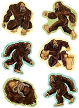 Load image into Gallery viewer, Bigfoot 6 Scratch and Sniff Stickers