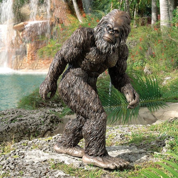 Bigfoot Garden Statue Outdoor Fiberglass Sasquatch Yeti