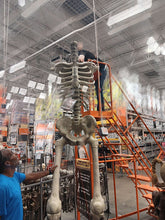 Load image into Gallery viewer, 12 ft Tall Skeleton Halloween Home Depot 12 foot tall Skeleton