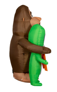 60 Inch Bigfoot Inflatable Alien Ghost Scene for Halloween by Way to Celebrate!