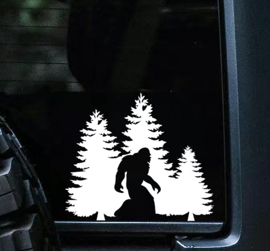 Bigfoot Car Truck Sticker Sasquatch Yeti sticker #1