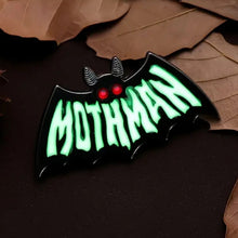 Cargar imagen en el visor de la galería, Mothman Glow In The Dark Mothman Enamel Metal Pin Badge Brooch Accessories For Backpack Clothes Coat
Mothman Figure