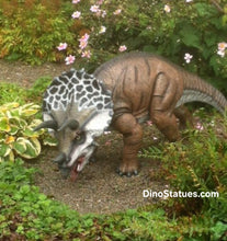 画像をギャラリービューアに読み込む, Triceratops Dinosaur Garden Statue Sculpture Fiberglass