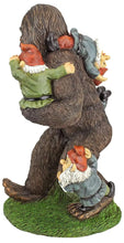 Load image into Gallery viewer, Bigfoot Eating Garden Gnomes Statue