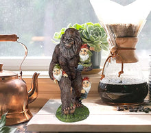 Load image into Gallery viewer, Bigfoot Eating Garden Gnomes Statue