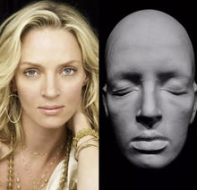 Load image into Gallery viewer, Uma Thurman Life Mask Cast ”Pulp Fiction" Kill Bill "Poison Ivy" Batman &amp; Robin Life mask / life cast Batman