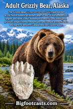 Load image into Gallery viewer, Bear: Adult Grizzly Bear footprint cast replica Alaska #1