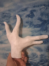 Cargar imagen en el visor de la galería, Grady Stiles "Lobster boy" Resin hand cast life mask / life cast Death cast Death mask