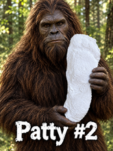 Laden Sie das Bild in den Galerie-Viewer, 1967 New Bigfoot Patterson "Patty #2" track footprint cast