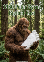 Load image into Gallery viewer, 1960 Bigfoot cast Peter Byrne Bigfoot print cast (Byrne not Burn)