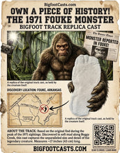 Load image into Gallery viewer, 1971 Fouke Monster Bigfoot cast