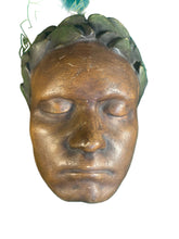 Cargar imagen en el visor de la galería, Beethoven life mask With Laurel Leaves / life cast (Resin) Ludwig van Beethoven's Life Mask Cast