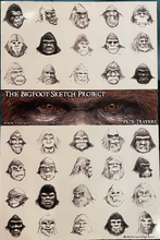 Load image into Gallery viewer, Bigfoot Sasquatch Poster #1 Bigfoot Sketch Project Poster Last one!!!
