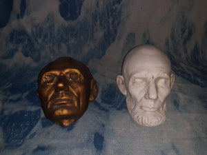 Abraham Lincoln Life Mask Volk Cast (Plaster)