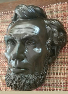 Abraham Lincoln Volk Sculpture cast 1865 (?) Life mask modified