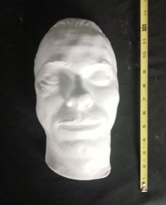 (Plaster) John Dillinger Death Mask Cast Life Cast LifeMask Death mask life cast (Plaster)