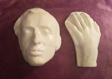 Charger l&#39;image dans la galerie, Chopin life mask Head and hand death cast