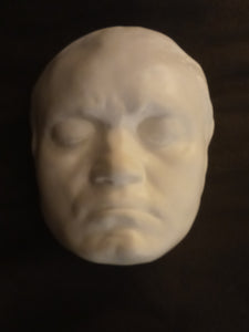 Beethoven life mask / life cast (Plaster) Ludwig van Beethoven's Life Mask Cast