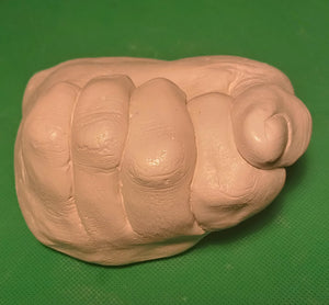 Muhammad Ali Hand Fist Life Cast (Plaster)