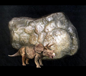 Triceratops Dinosaur Skin Cast Replica