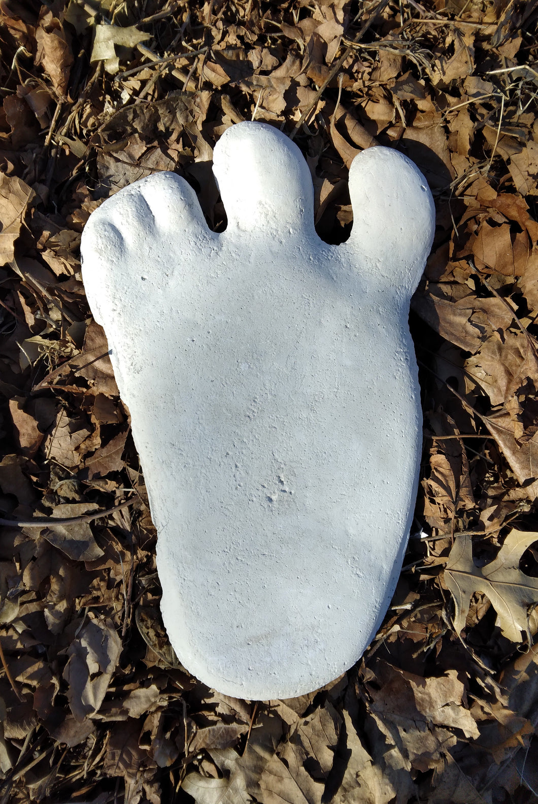1951 Yeti #3 Bigfoot cast footprint track replica