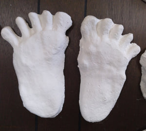 1984 Paul Freeman's "Wrinkle Foot" cast  "A" Bigfoot Sasquatch footprint track cast replicas