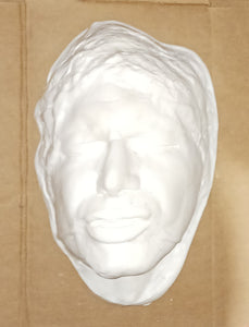 Clearance / Imperfect Han Solo / Harrison Ford as Han Solo life mask (life cast) Star Wars Empire Strikes Back