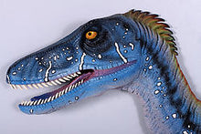 Load image into Gallery viewer, Deinonychus dinosaur wall decor