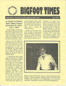 1967 Bigfoot Gimlin / Titmus cast 10/29/1967