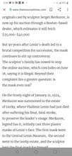 Laden Sie das Bild in den Galerie-Viewer, Vladimir Lenin Death mask Life mask / life cast