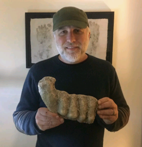 Signed by Cliff Barackman Bigfoot knuckle print cast replica