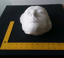 Charger l&#39;image dans la galerie, (Plaster) Chopin life mask / life cast Head Face Death mask death cast