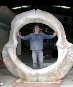 Megalodon Jaw cast replica #1