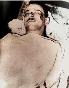 (Plaster) John Dillinger Death Mask Cast Life Cast LifeMask Death mask life cast (Plaster)