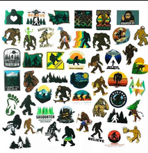 Load image into Gallery viewer, Bigfoot Stickers 3 for $2 Sasquatch Yeti sticker picked randomly