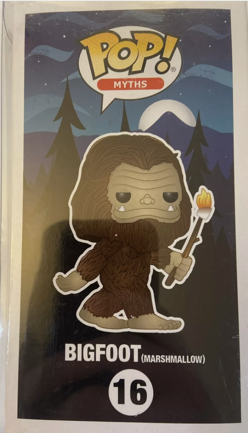 Funko Pop! Myths #16 Bigfoot with Marshmallow Stick Glow In The