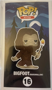 Funko Pop! Myths #16 Bigfoot with Marshmallow Stick Glow In The Dark FUNKO Shop Limited Edition