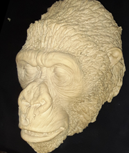 Load image into Gallery viewer, Gorilla head bust sculpture #2 Lifesize