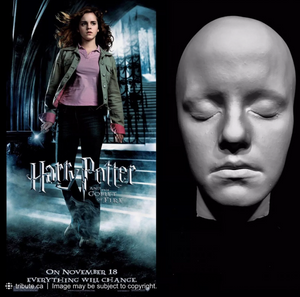 Emma Watson Harry Potter Lifecast Life Mask Cast Face Bust Mask life cast