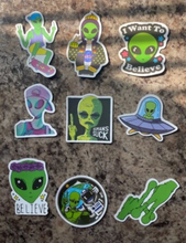 Load image into Gallery viewer, Alien Stickers 3 for $2 (Free shipping)