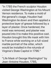 Charger l&#39;image dans la galerie, George Washington life mask death cast face head cast