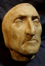 画像をギャラリービューアに読み込む, Death Mask of Dante Alighieri Bust Statue Italian Divine Comedy The Inferno Poet